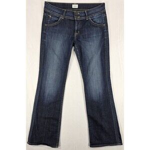 Hudson Womens Jeans Signature Petite Bootcut Mid Rise Flap Pockets Elm Size 31